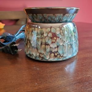 Scentsy Green Marble Warmer